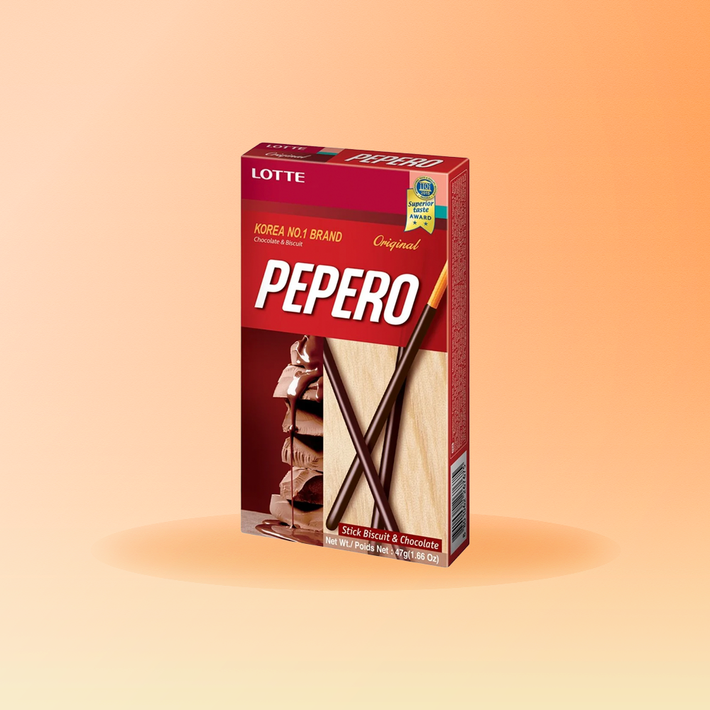 Lotte - Pepero Bastoncini di Biscotto - 2 Gusti: Cioccolato & Mandorla